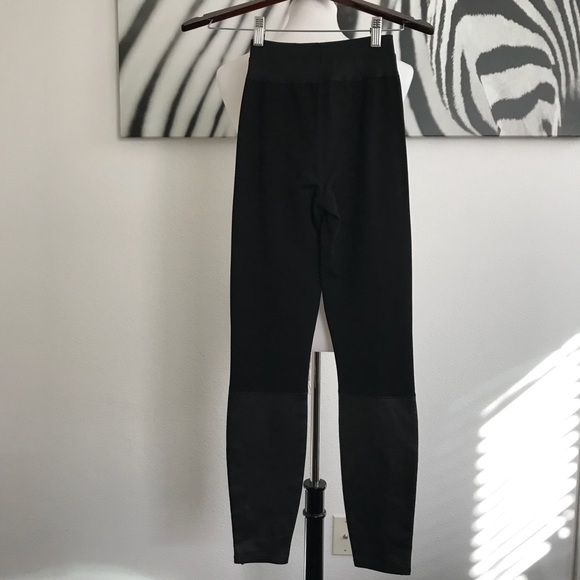 PAIGE GENUINE LEATHER HIGH WAIST PANTS - Picture 4 of 8
